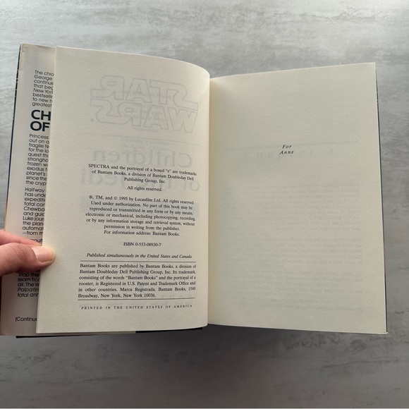 2/$50 - Star Wars - Children of the Jedi by Barbara Hambly - Picture 6 of 11